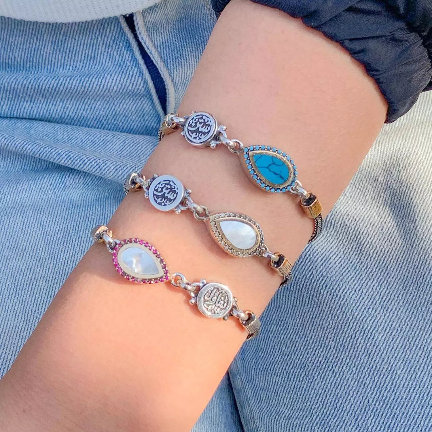 انسيال فضه عربي احجار طبيعيه