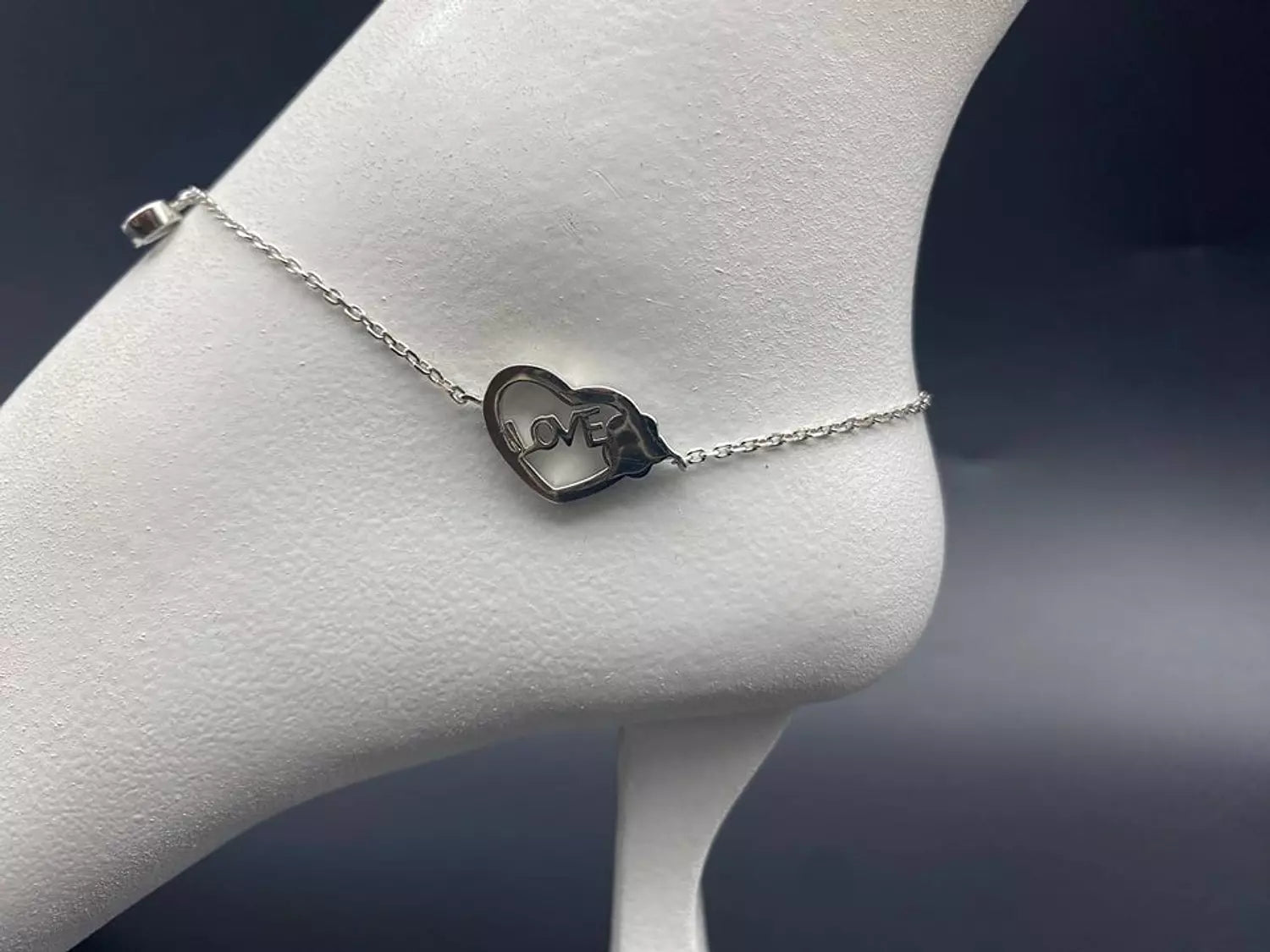 خلخال فضه 925 فرى سايز اشكال IOVE