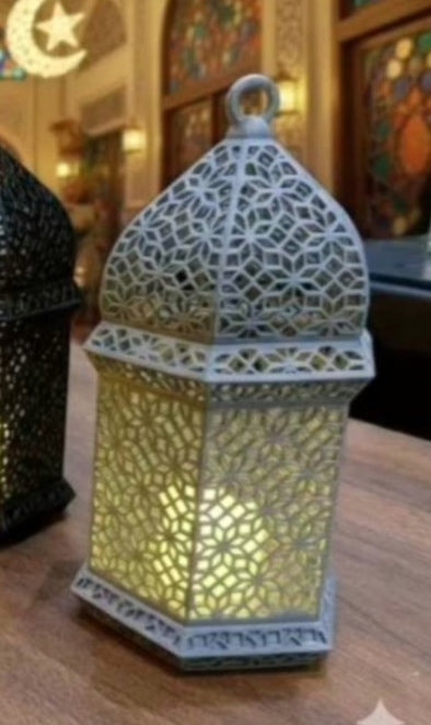 Ramadan lantern silver